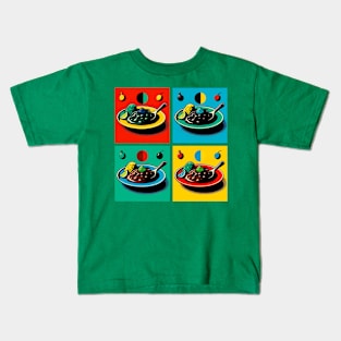 Vibrant Pop Mole Art - Mexican Cuisine Kids T-Shirt